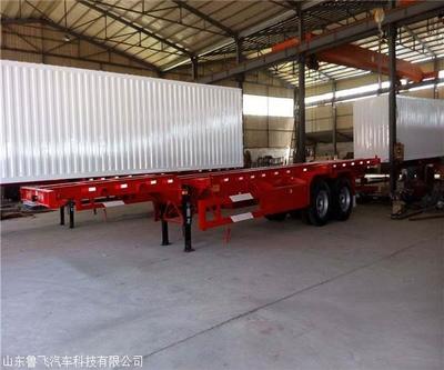 骨架集裝箱半掛車(chē) 精選豪華輕體標(biāo)箱自卸車(chē) 13.75米寬3米半掛車(chē)
